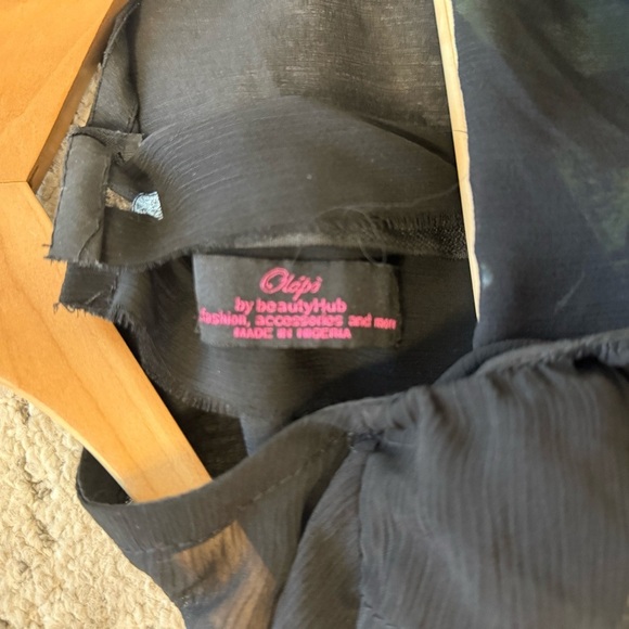 Crazy cat alien sheer ruffled XL (see measurements) Printed Women's Dress EUC - Picture 14 of 16